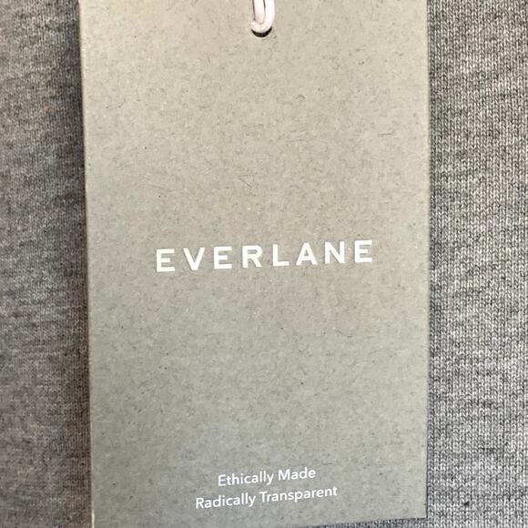 NWT Everlane The Unisex French Terry Crew Sweatshirt in Heathered Gray - Picture 6 of 8